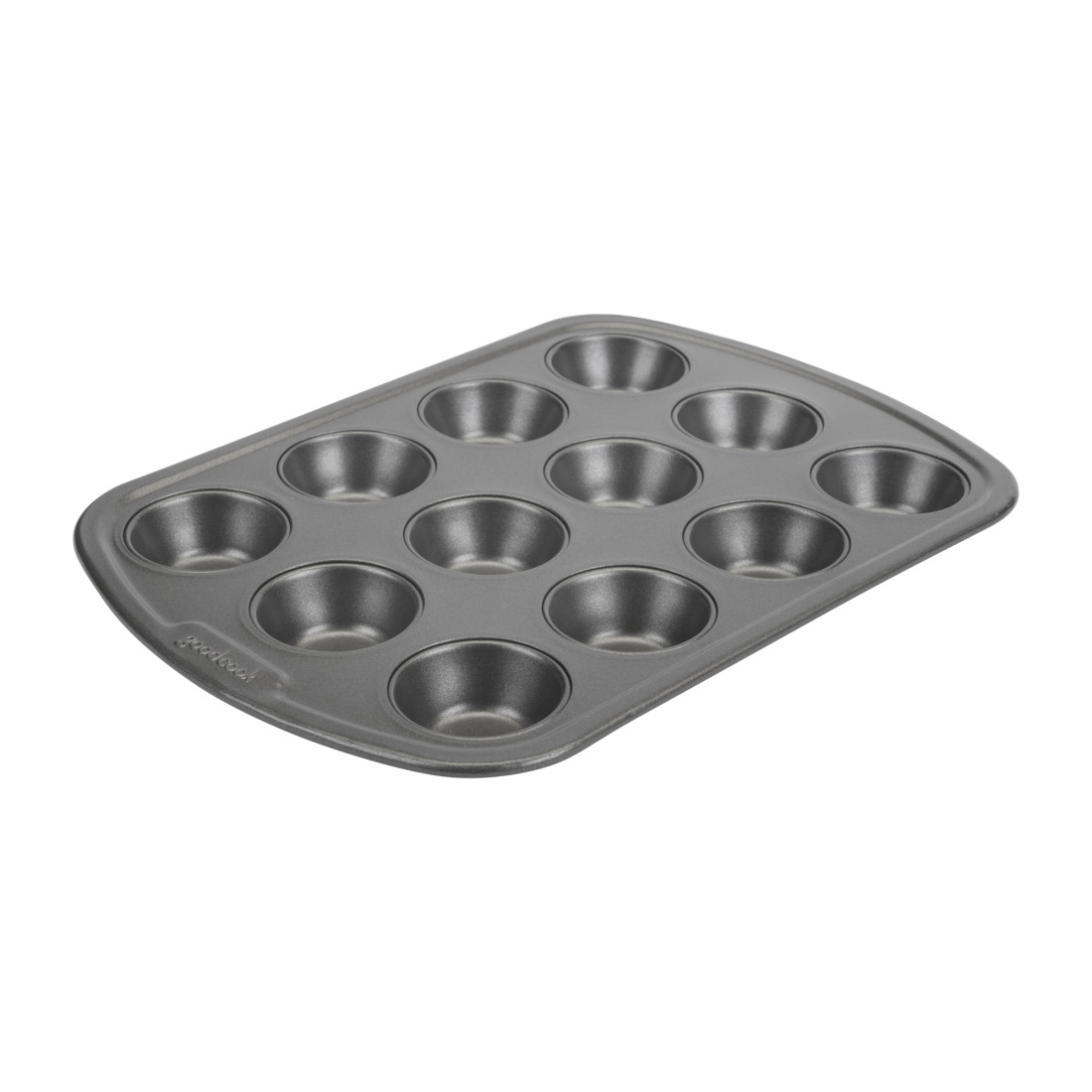 GoodCook Sweet Creations Textured Nonstick 12-Cup Muffin Baking Pan,  Champagne Pewter 24-Cup Muffin Pan