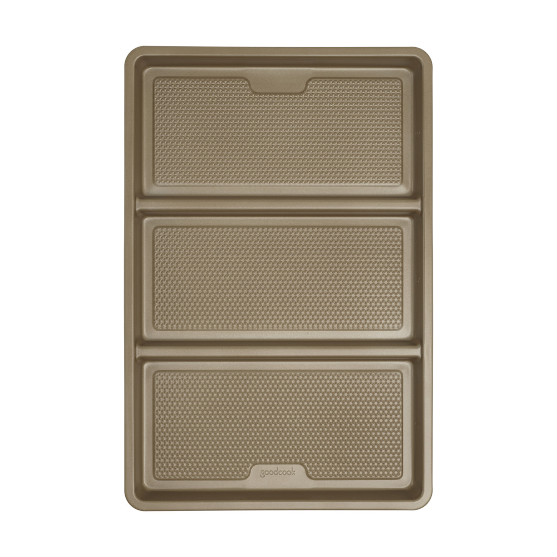 GoodCook BestBake MultiMeal Nonstick Textured Carbon Steel Divided Sheet Pan,  11 x 17, Bronze - GoodCook