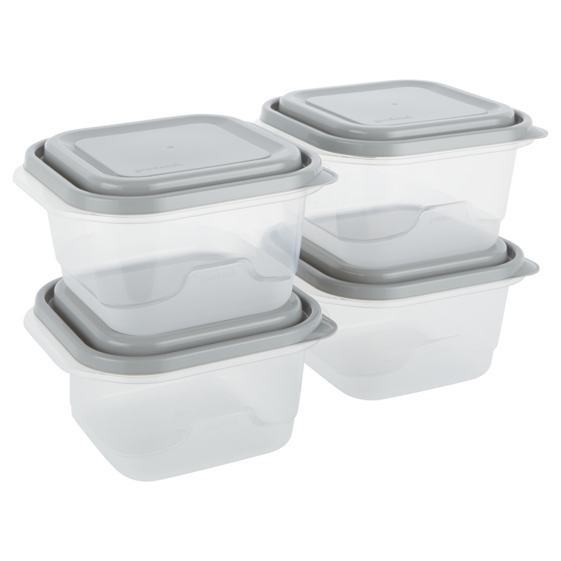 GoodCook EveryWare Food Container 4-pack Set Extra Large Rectangles