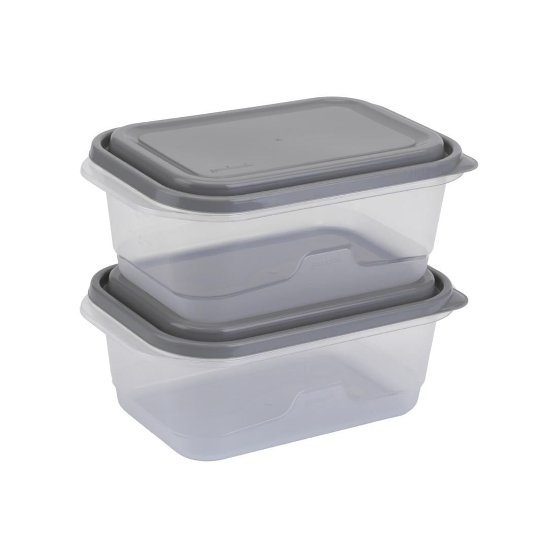 Glad Containers & Lids, Deep Dish, Large Rectangle, 8 Cups, Plastic  Containers