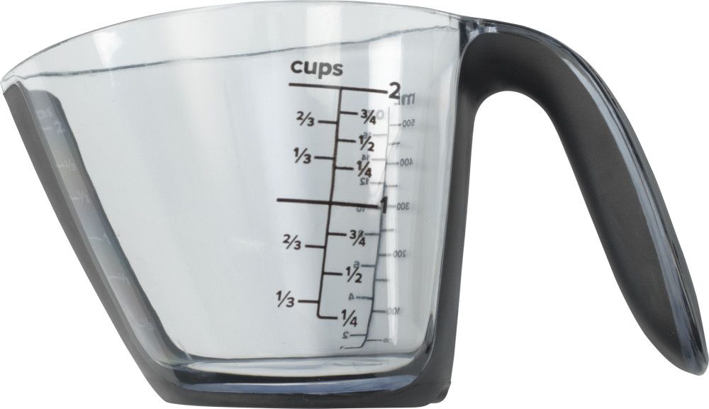Good Cook Clear Measuring Cup with Measurements 2-Cup 4 pack Medium 