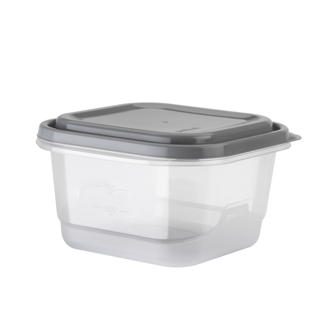 Square Food Containers (2.9-Cup and 5.2-Cup), 10-Piece assorted Set -  GoodCook
