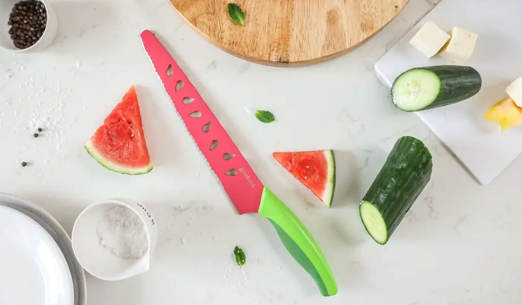 Watermelon knife top