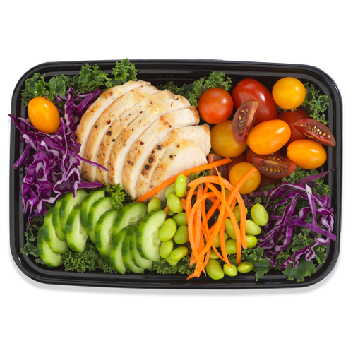 veggies in a meal prep container