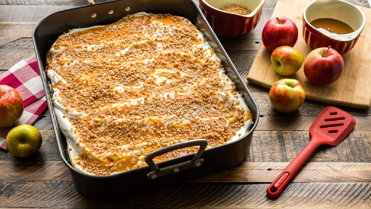 Caramel Apple Pie Cake GoodCook