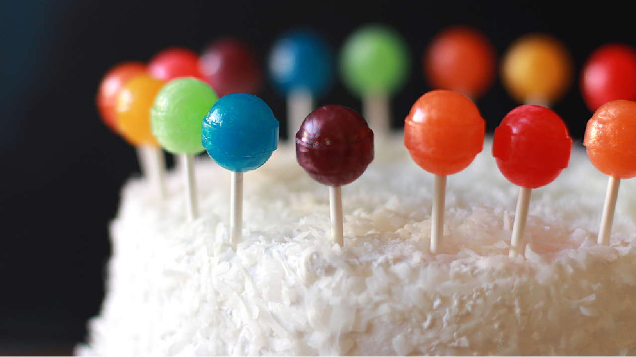 Rainbow Lollipop Cake GoodCook