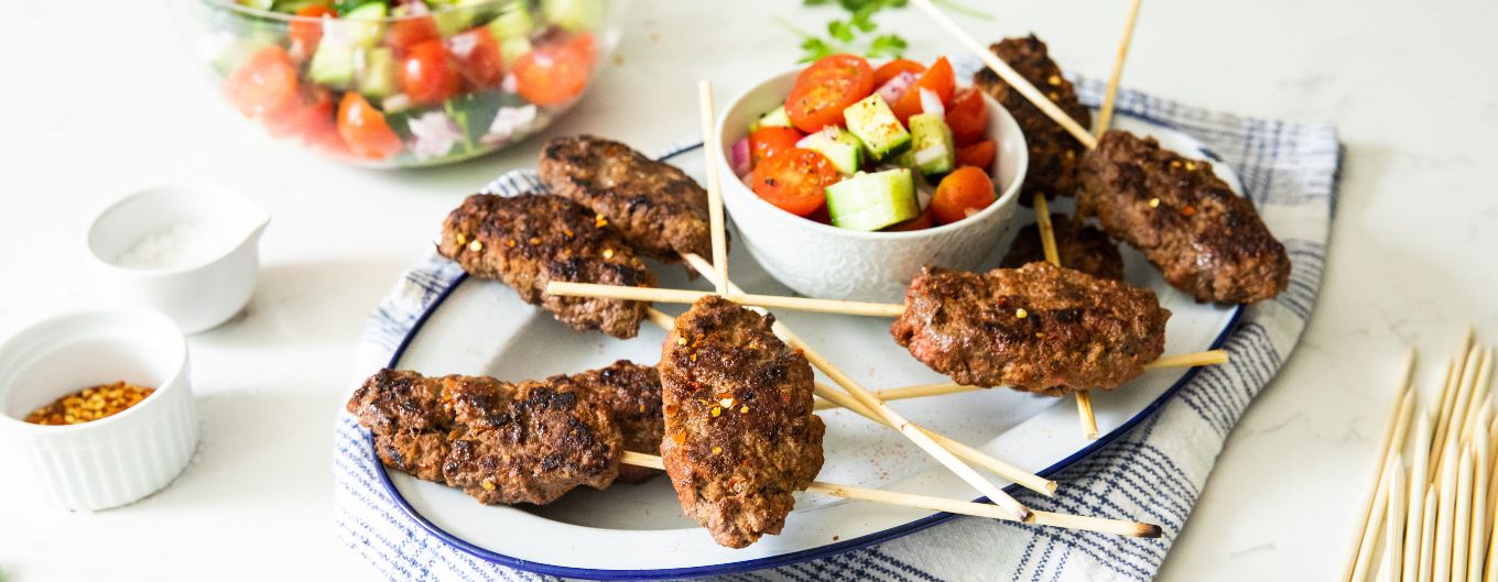 Spiced Ground Beef Skewers GoodCook